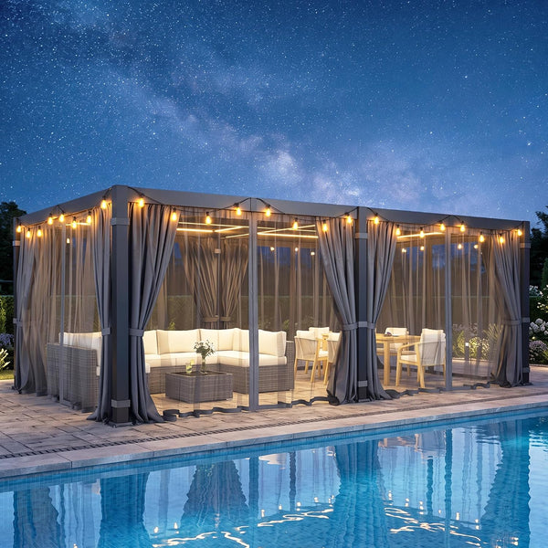 Valora Louvered Retreat Pergola